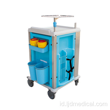 Perabotan Rumah Sakit Medical Cart ABS Trolley Darurat